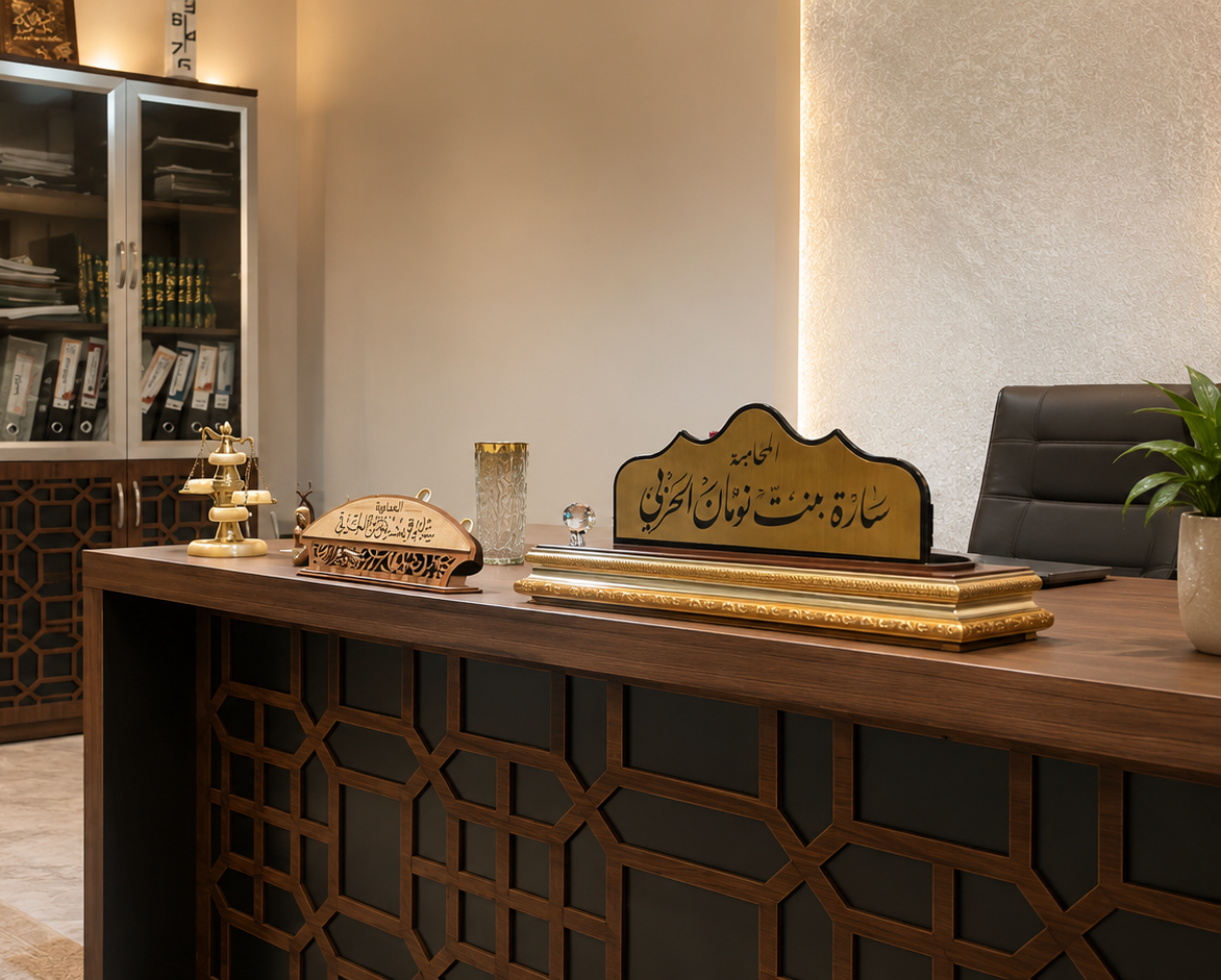 Office interior of Sarah Alharbi Law Office